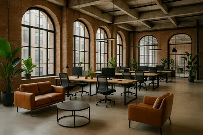 Photo of an open-space office