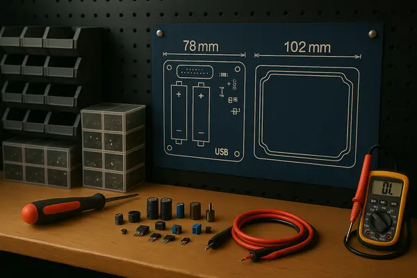 An electronics lab