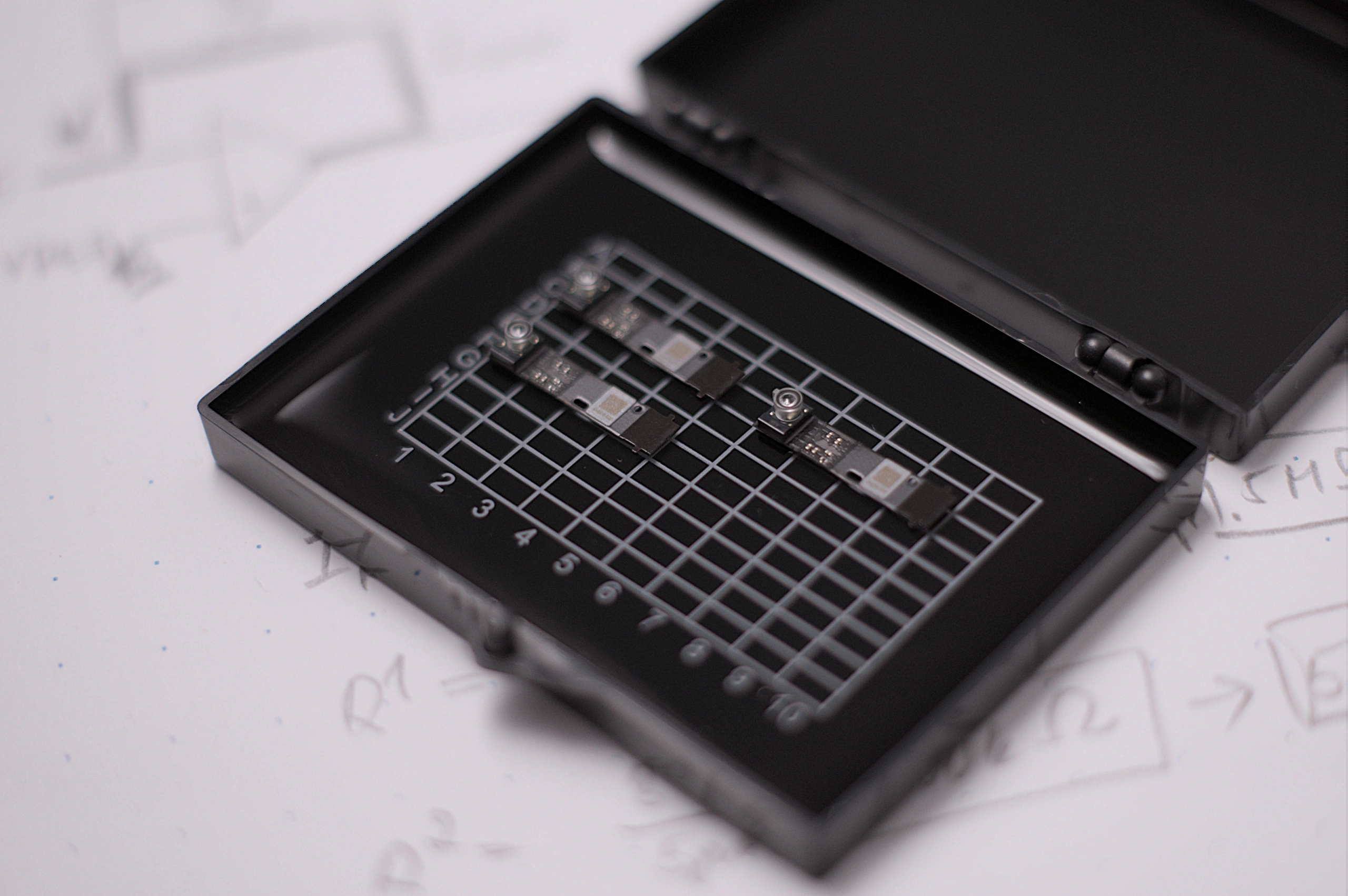A box of particulate matter sensors made by Bosch Sensortec