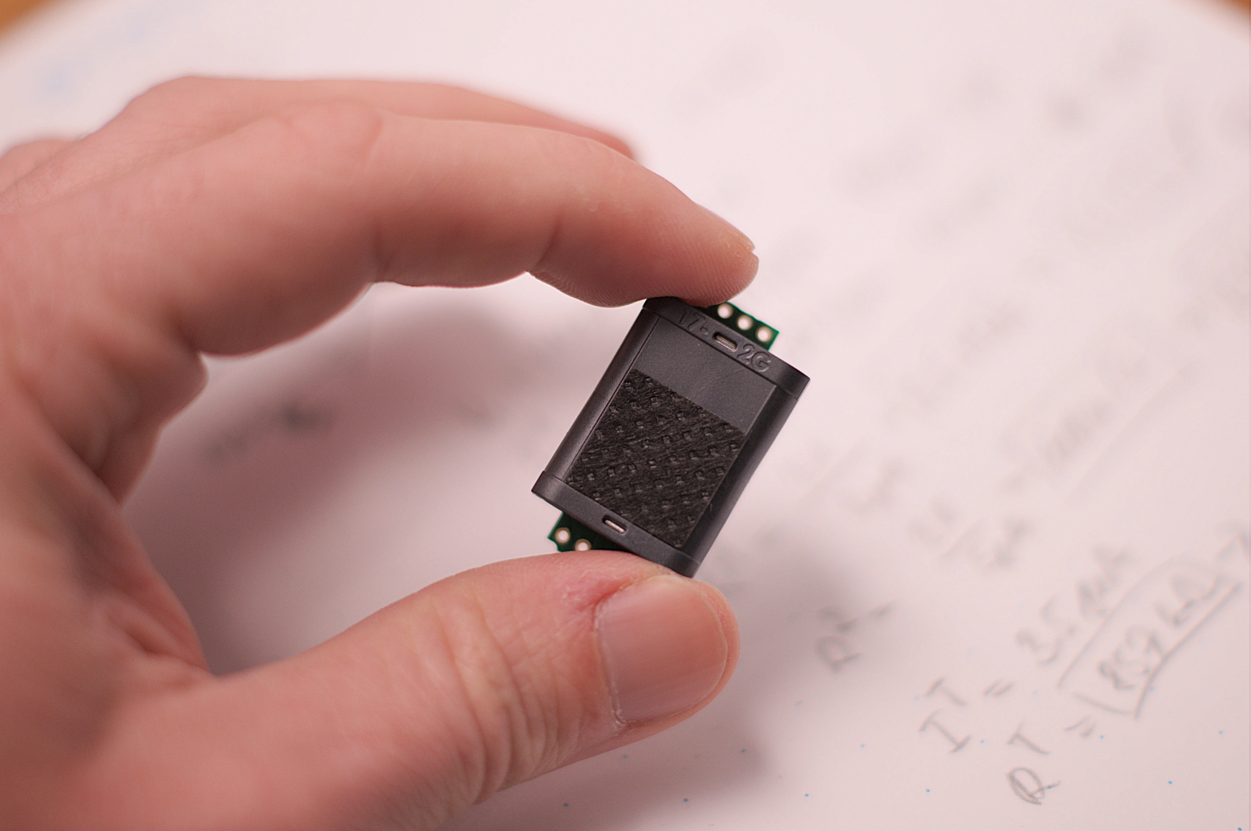Photograph of a Senseair Sunrise CO2 sensor