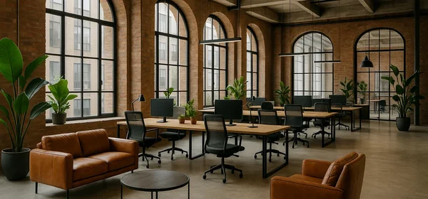 Photo of an open-space office